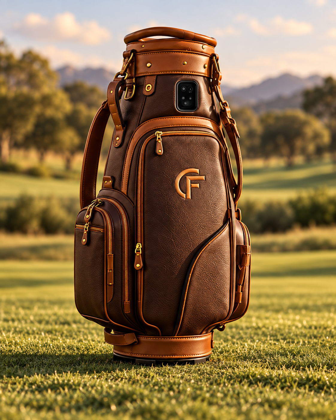 Connected golf bag
